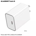 GADGET MAX - PD101 20W PD Type- C Charger - Grey