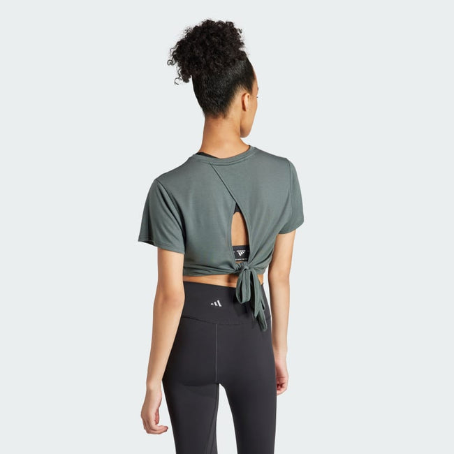 ADIDAS WOMEN YGA ST WRAP T T-SHIRT