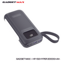 GADGET MAX - HP-102 20000mAh Hyper PD+QC Fast Charging Power Bank (20W+22.5W)