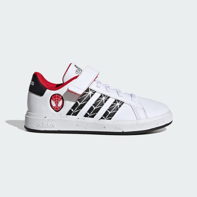 ADIDAS KIDS GRAND COURT SPIDER-MAN EL K SHOES