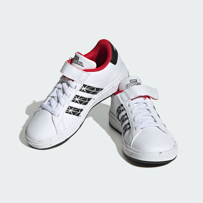 ADIDAS KIDS GRAND COURT SPIDER-MAN EL K SHOES