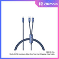 REMAX - CB33 C-C+L Okula 100W One-Two Fast Charging Data Cable (Type-C 100W+Lightning 30W)
