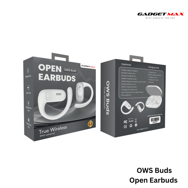 GADGET MAX - OWS-01 Open WIreless Bluetooth Earbuds