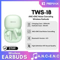REMAX - TWS-18 ANC+ENC Noise Canceling Bluetooth Wireless Earbuds