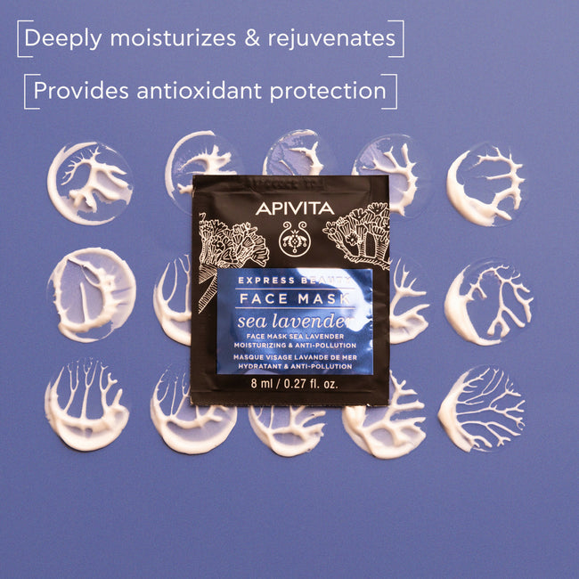 APIVITA Face Mask Sea Lavender 2x8ml