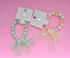 1NOM Beads Bowknot Bracelet Hair Tie