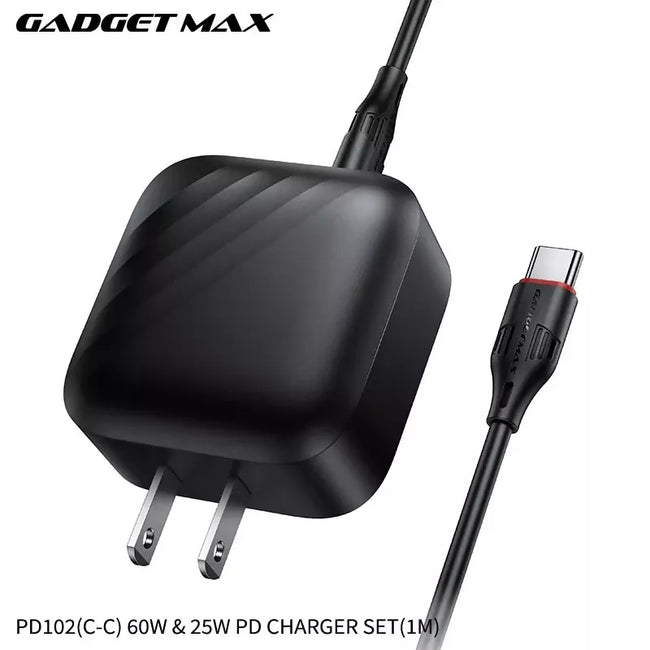 GADGET MAX - PD102 25W PD Type-C Charger Set