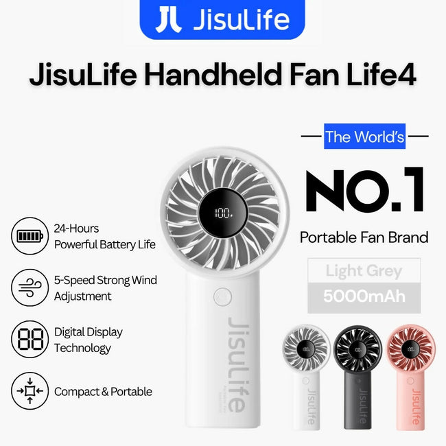 JisuLife - Handheld Fan Life 4 ( 5000mAh )