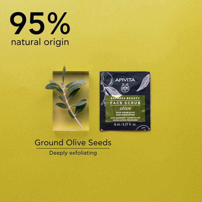 APIVITA Face Scrub Olive 2x8ml