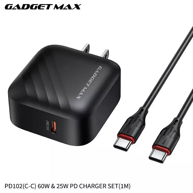 GADGET MAX - PD102 25W PD Type-C Charger Set