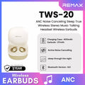 REMAX - TWS-20 ANC Noise Canceling Sleep True Wireless Stereo Music Talking Wireless Earbuds