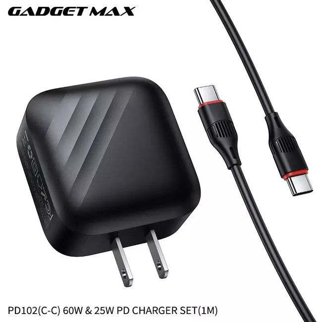 GADGET MAX - PD102 25W PD Type-C Charger Set