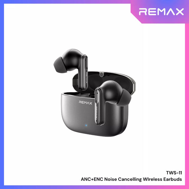 REMAX - TWS-11 ANC+ENC Zinc Alloy True Wireless Stereo Music Talking Wireless Earbuds