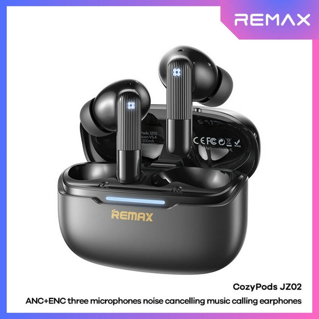 REMAX - CozyPods JZ02 ANC+ENC Noise Reduction Bluetooth Wireless Earbuds