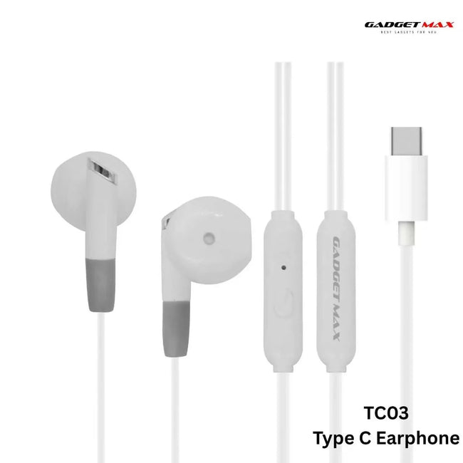 Gadget Max - TC03 Type-C Wired Earphone