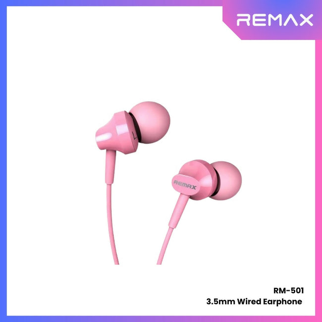 REMAX - RM-501 3.5mm Wired Earphone