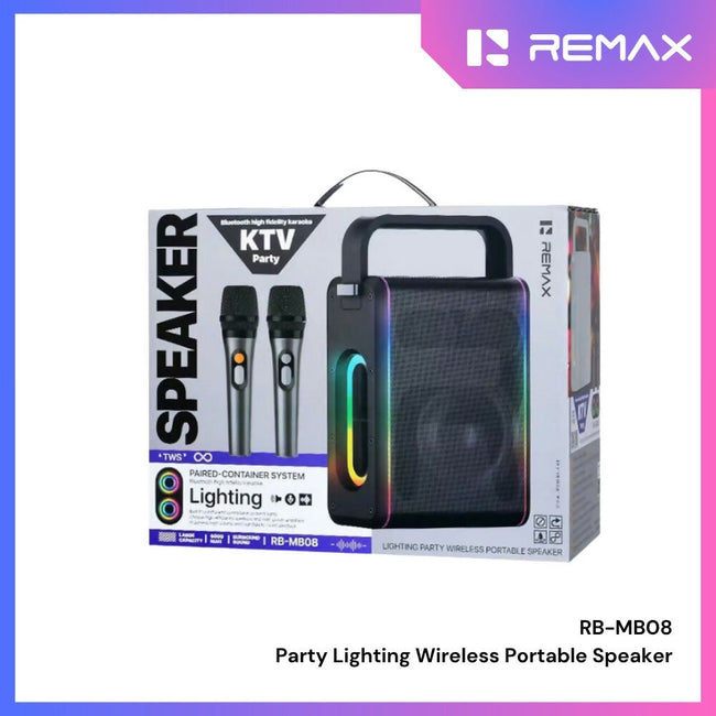 REMAX - RB-MB08 Lighting Party Bluetooth Wireless Speaker ( 60W )