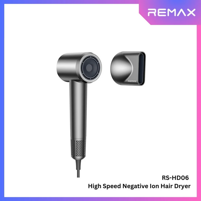 REMAX - RS-HD06 High Speed Negative ION Hair Dryer (3M)