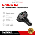 GADGET MAX - GMCC-02 45W FM Transmitter Car Charger