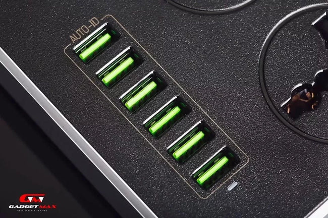 GADGET MAX - SC3604 Power Socket 3.4A Auto Max (6 USB , 3 PS)