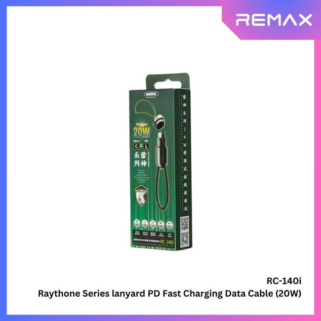 REMAX - RC-140i C-L Raythone Series Type-C to Lightning Fast Charging Data Cable (20W)