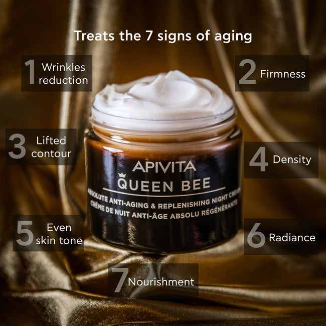 APIVITA Queen Bee Absolute Anti-Aging and Replenishing Night Cream 50ml