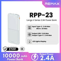 REMAX RPP-23 Lango 2 Series 10000mAh Fast Charging Power Bank(2.4A)