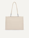 PEDRO Women Studio Rift Leather Shoulder Bag - Cream