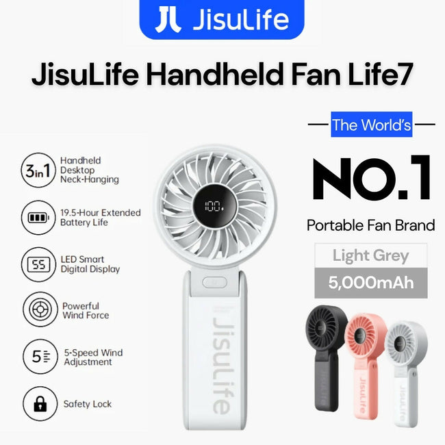 JisuLife - Handheld Fan Life 7 ( 5000mAh )