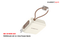 GADGET MAX GB24 AIO Pro Series 15000mAh All-in-One Fast Charging Cable Power Bank