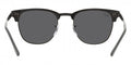 Ray-Ban™ Clubmaster Metal RB3716 9256B1 51 - Gray on Black