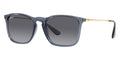 Ray-Ban™ Chris RB4187F 6592T3 54 - Transparent Blue