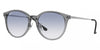 Ray-Ban™ RB4334D 661119 55 - Transparent Gray and Silver