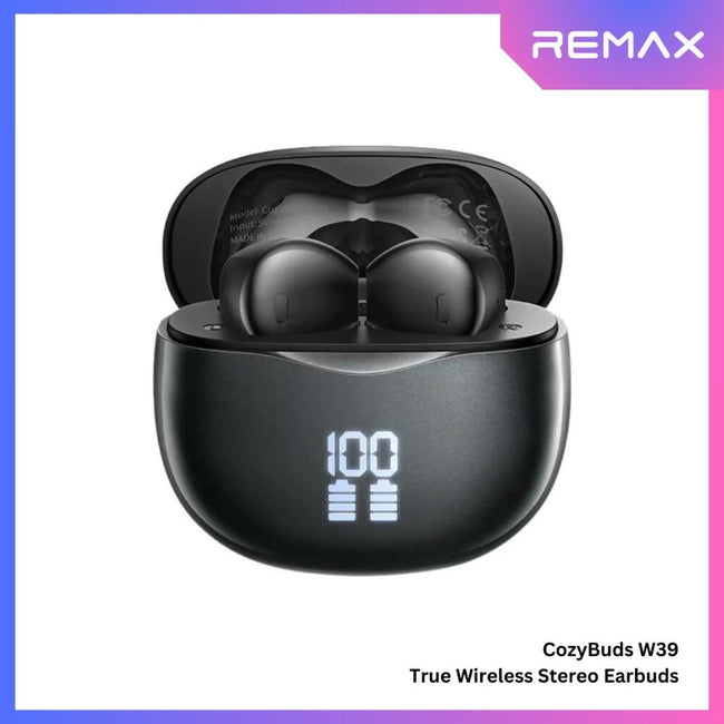 REMAX - CozyBuds W39 V5.4 Digital Display Bluetooth Wireless Earbuds