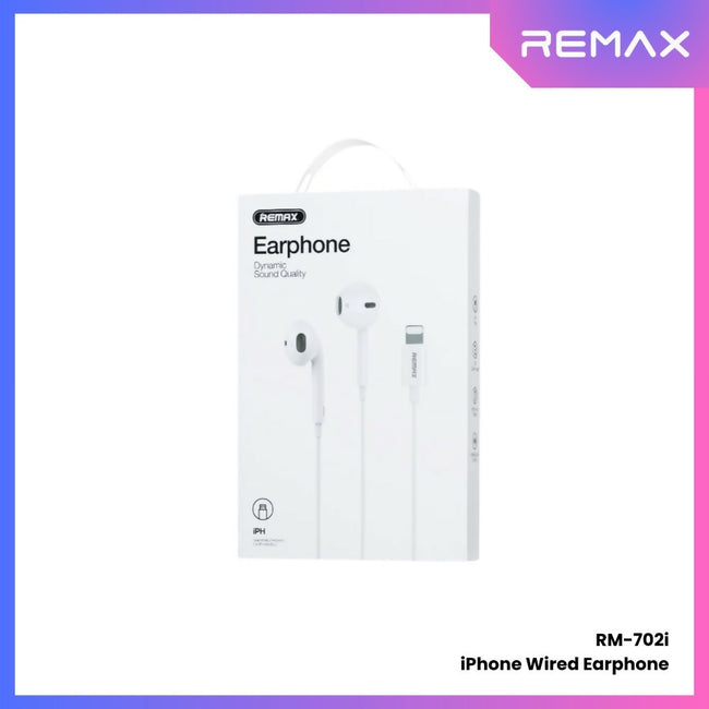 REMAX - RM-702i iPhone Wired Earphone