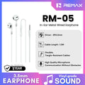 REMAX - RM-05 3.5mm In-Ear Metal Wired Headphones