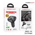GADGET MAX - GMCC-02 45W FM Transmitter Car Charger