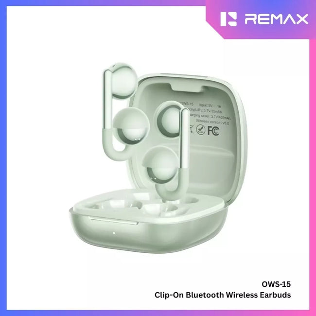 REMAX - OWS-15 Clip-On Bluetooth WIreless Earbuds