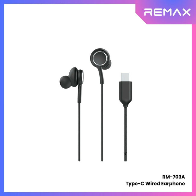 REMAX - RM-703A Type-C Wired Earphone