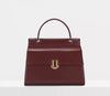 PEDRO Structured Handbag - Mahogany