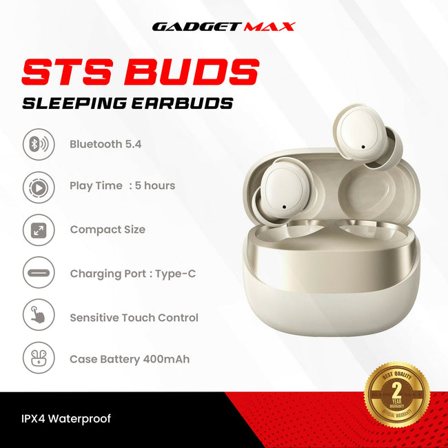 GADGET MAX - STS-01 Sleeping Bluetooth Wireless Earbuds