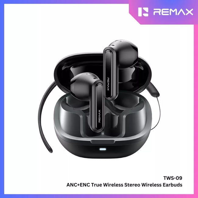 REMAX - TWS-09 ANC+ENC Stereo Bluetooth Wireless Earbuds