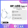 REMAX - RP-U95 Type-C Kiddy Series Travel Charger Set (2.4A)