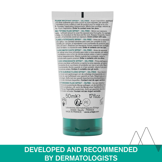URIAGE Hyseac Matiffying Fluid SPF 50+ 50ml