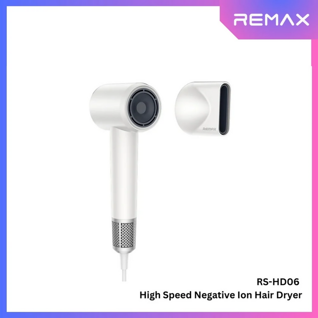 REMAX - RS-HD06 High Speed Negative ION Hair Dryer (3M)