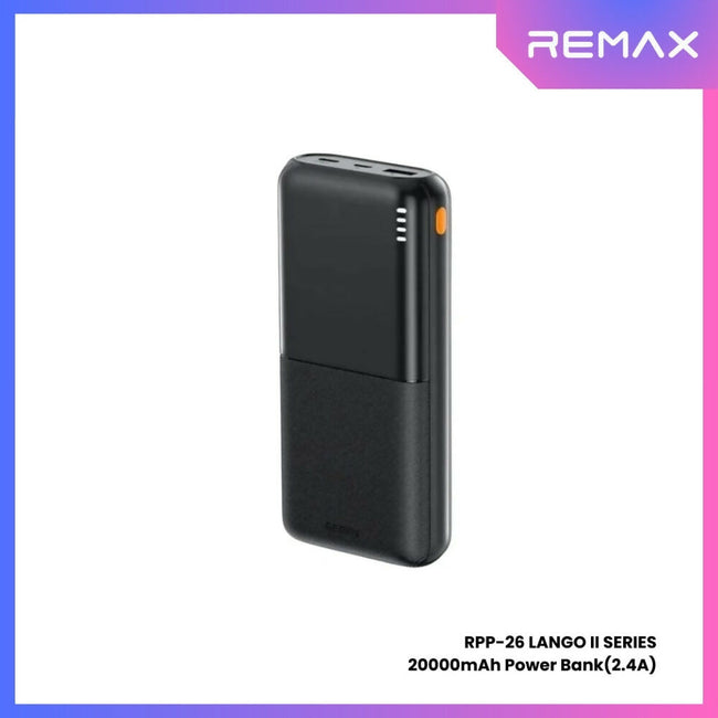 REMAX RPP-26 Lango 2 Series 20000mAh Fast Charging Power Bank(2.4A)