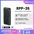 REMAX RPP-26 Lango 2 Series 20000mAh Fast Charging Power Bank(2.4A)