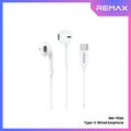 REMAX - RM-702A Type-C Wired Earphone