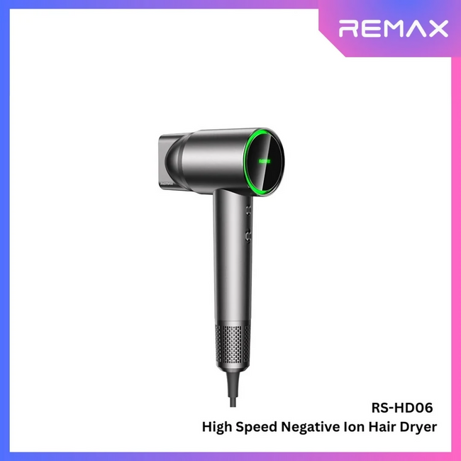REMAX - RS-HD06 High Speed Negative ION Hair Dryer (3M)