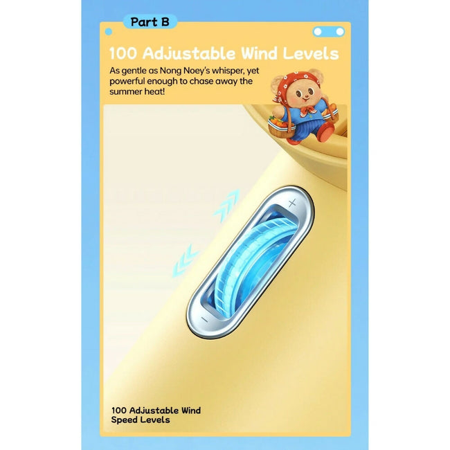 JisuLife - Handheld Fan Pro 1 ( 5000mAh ) - Butterbear Basic Edition